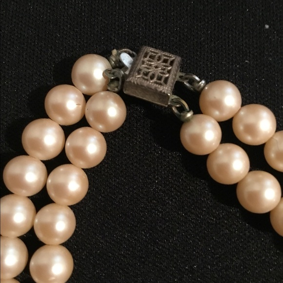 VTG Double Strand Faux Pearls - Picture 6 of 7